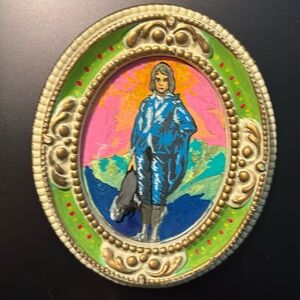 Handmade Vintage Style Oval Portrait